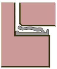 Joint adhésif en mousse élastomère ou en polypropylène