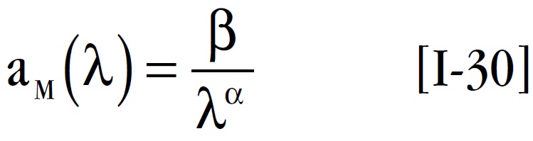 Coefficient d'atténuation spectrale