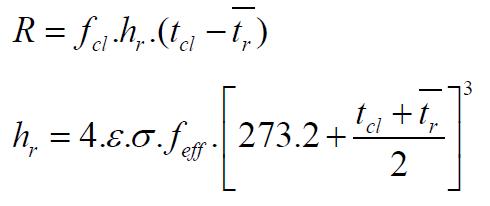 Calcul du flux radiatif