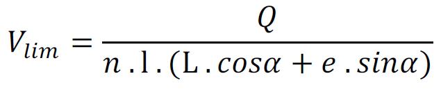 Vitesse limite de décantation d’une particule