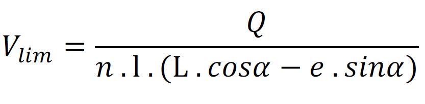 Vitesse limite de décantation d’une particule