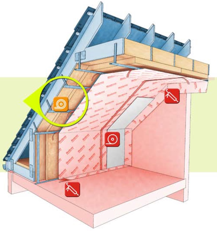 Etanchéïté à l'air > Combles aménagés