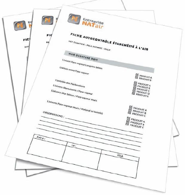 Des outils de suivi en auto contrôle permettent en interne dans l’entreprise de valider le travail effectué Des outils de suivi en auto contrôle permettent en interne dans l’entreprise de valider le travail effectué