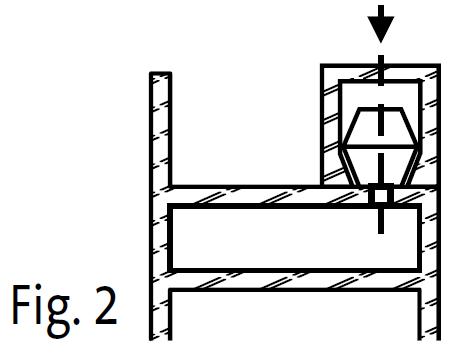 Feuillure fermée avec parclose clipée