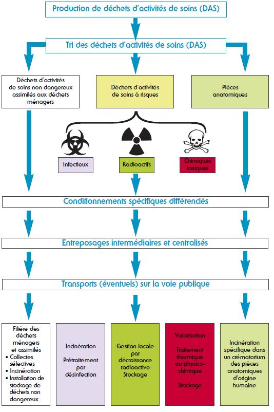 Les filières d’élimination des déchets d’activités de soins solides