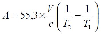 Formule de l'aire d'absorption équivalente Formule de l'aire d'absorption équivalente