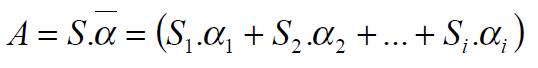 Formule de l'aire d’absorption équivalente