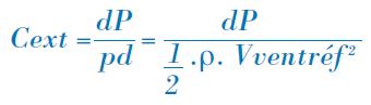 Formule du coefficient de succion