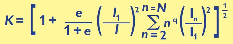 Formule de calcul du facteur K des transformateurs