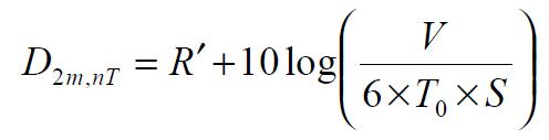 Formule de l’isolement acoustique standardisé Formule de l’isolement acoustique standardisé