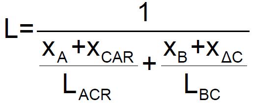 Formule de la limite d'inflammabilité