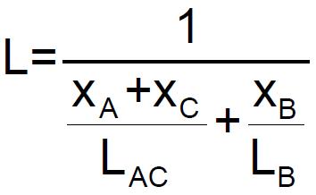 Formule de la limite d'inflammabilité