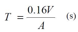 Formule de Sabine Formule de Sabine