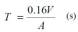 Formule de Sabine