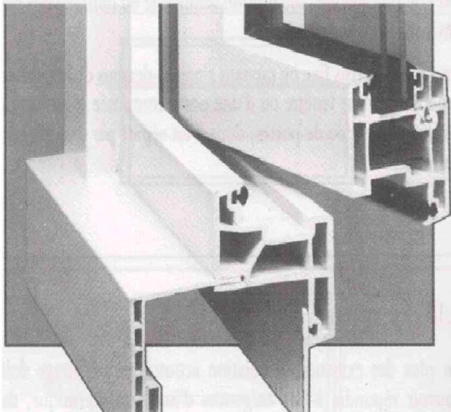 Exemple de menuiserie de réhabilitation avec profil d’adaptation Exemple de menuiserie de réhabilitation avec profil d’adaptation