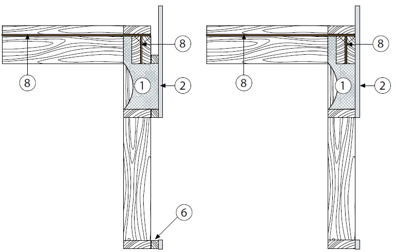 Jonction fenêtre