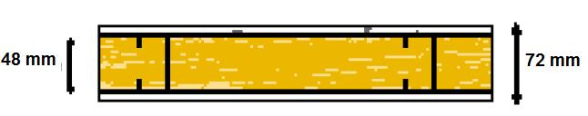 Performance acoustique - Cloison 72/48
