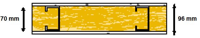 Performance acoustique - Cloison 96/70