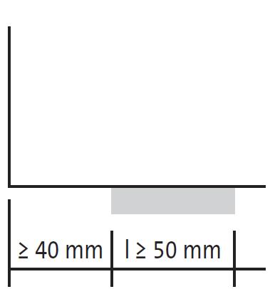 Positionnement des cales d’assise et des cales périphériques