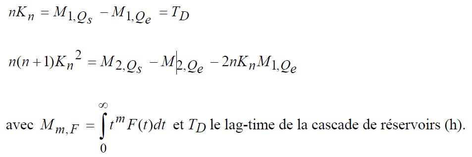 Réservoirs en série 