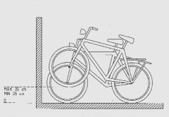 Stationnement vélos > Les dimensions fonctionnelles Stationnement vélos > Les dimensions fonctionnelles