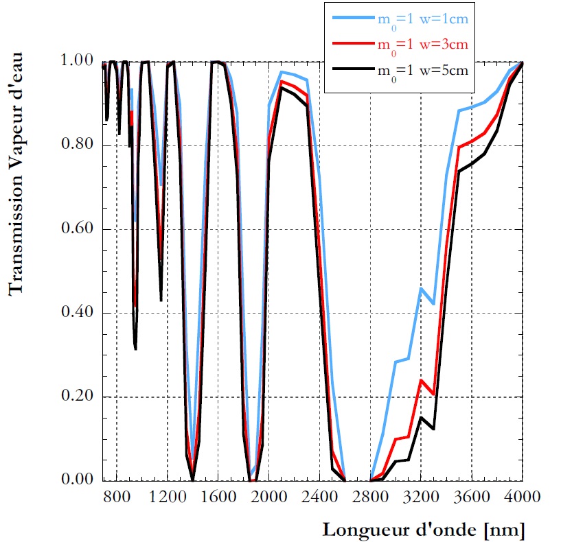 L’indicatrice obtenue par la modélisation de Rayleigh est symétrique dans l’axe de direction