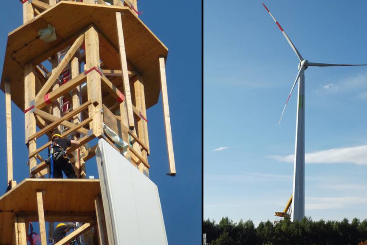 En Suède, une éolienne en bois ouvre la voie d’une production commerciale En Suède, une éolienne en bois ouvre la voie d’une production commerciale